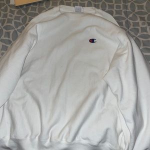 White champion crew neck